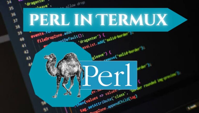 Perl in Termux installation and basic commands