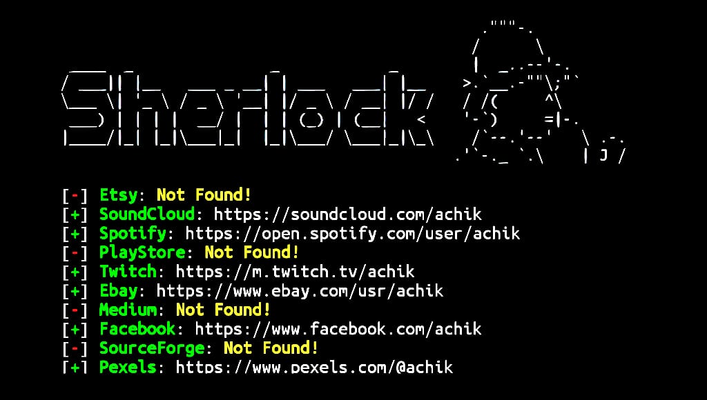 Sherlock in Termux