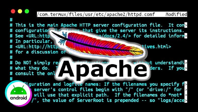 Apache on Android basic commands and usage guide