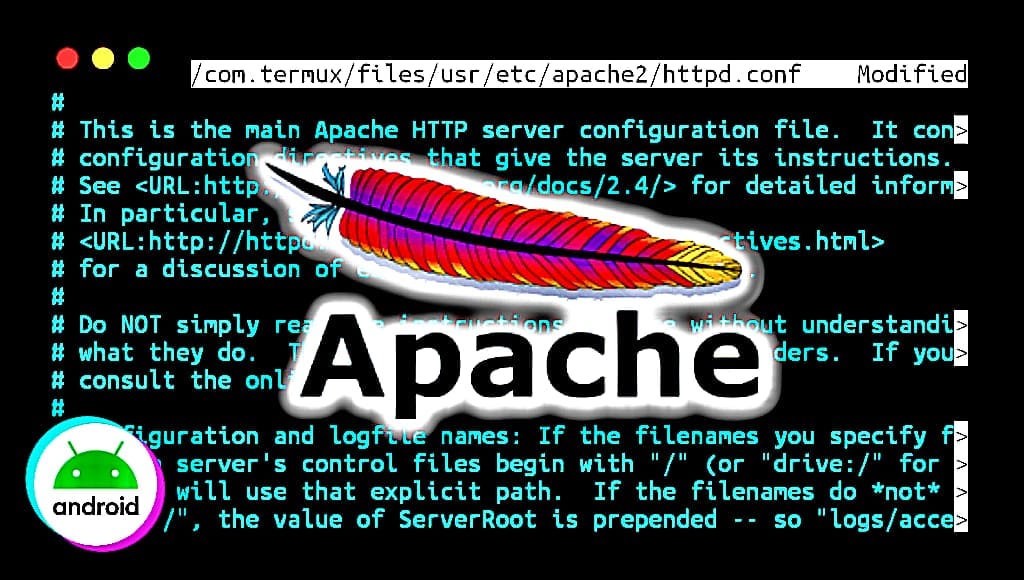 Apache on Android basic commands and usage guide