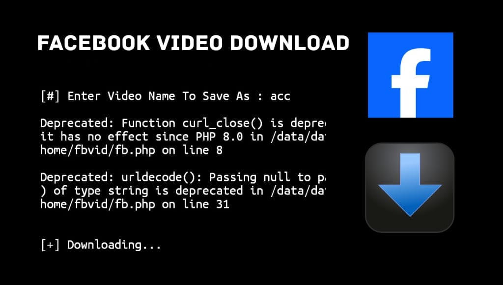 Facebook Video Download in Termux