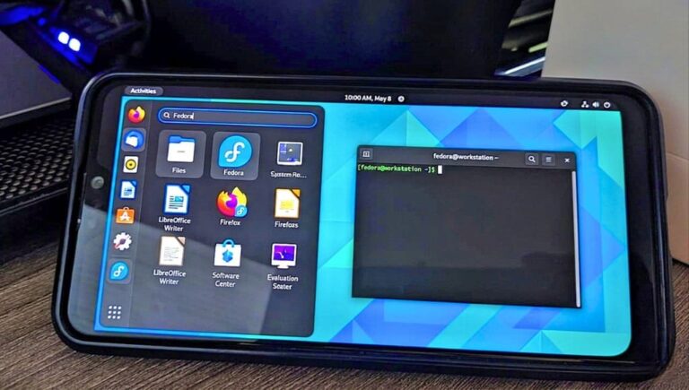 Full Fedora Linux GUI on Android installation and setup guide