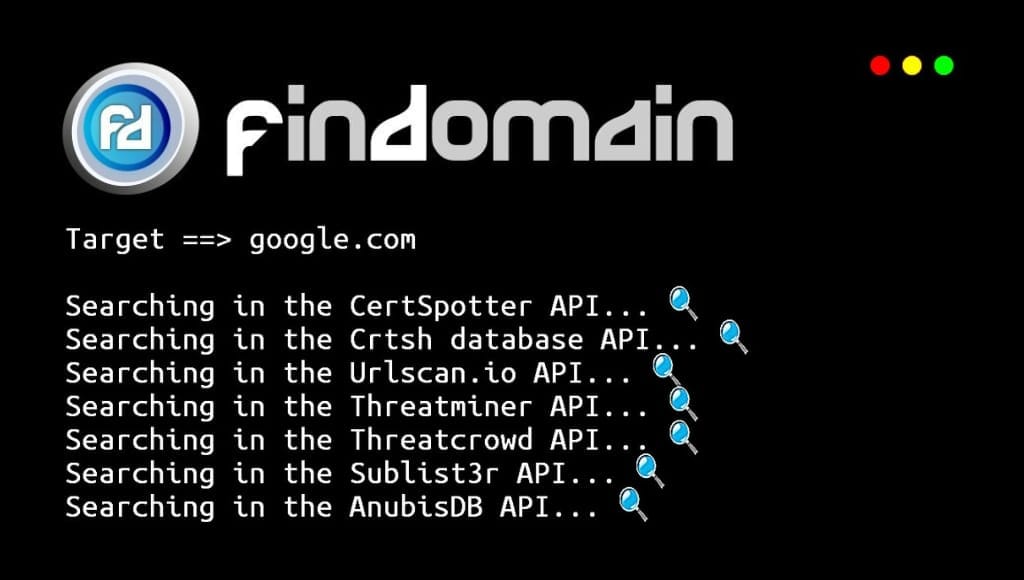 Findomain tool Installation and usage guide