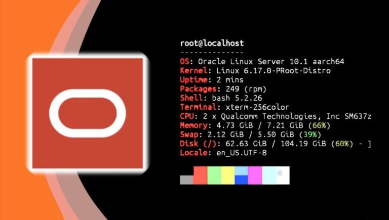 Oracle Linux on Android