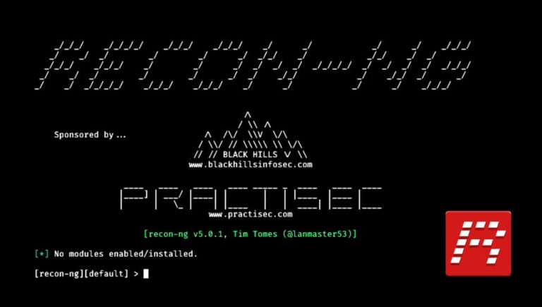 Recon-ng installation and usage commands using alpine Linux distro in Termux