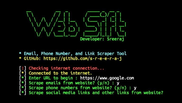 Website information gathering osint tools