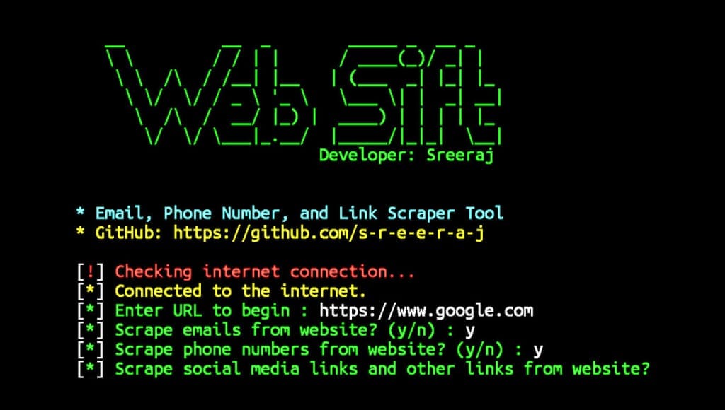 Website information gathering osint tools
