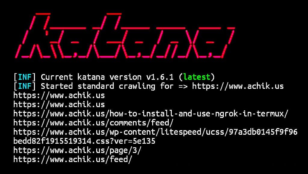 Katana in Termux