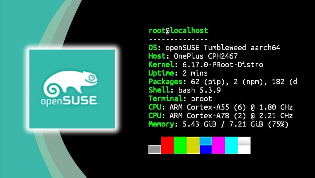 OpenSUSE Tumbleweed install and setup