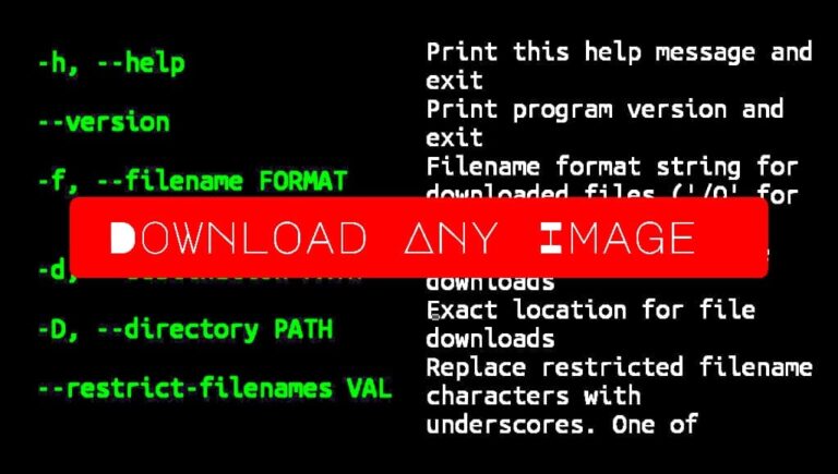 Download any image in Termux