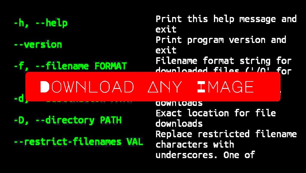 Download any image in Termux
