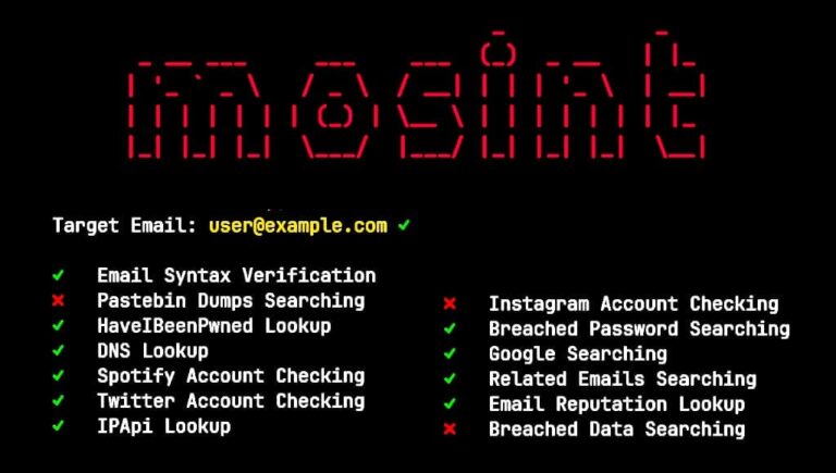 Mosint tool in Termux